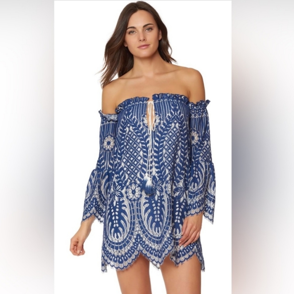 NWT Red Carter Blue Mini Dress/Swim Coverup